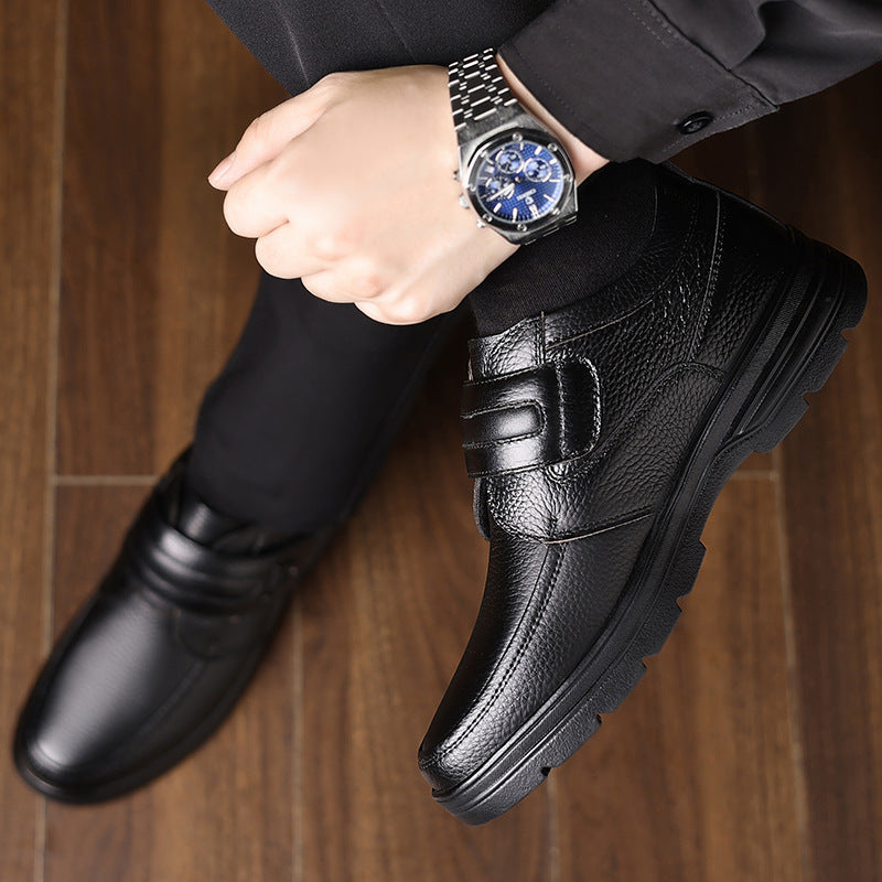 British Style Leather Moccasins
