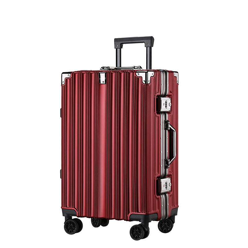 24-Inch Aluminum Trolley Suitcase