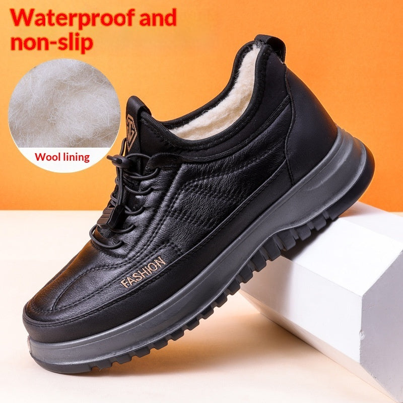 Fleece-Lined Casual Sneakers
