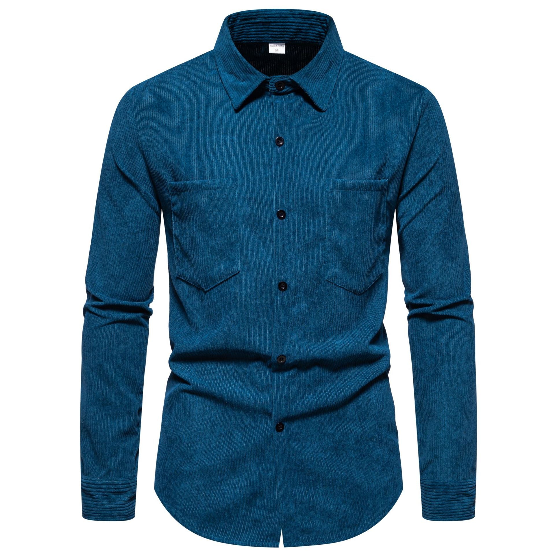 Chemise Homme Manches Longues Couleur Unie