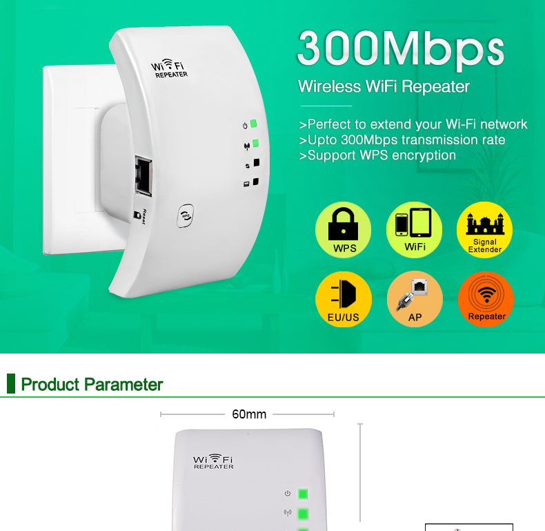 Répéteur WiFi 300Mbps