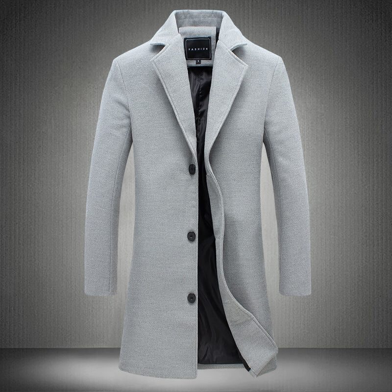 Men's Wool Coat Autumn-Winter