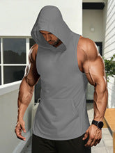 Men's Breathable Slim Fit Hooded Sport Vest