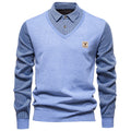 Striped Fleece-Lined Long Sleeve Shirt