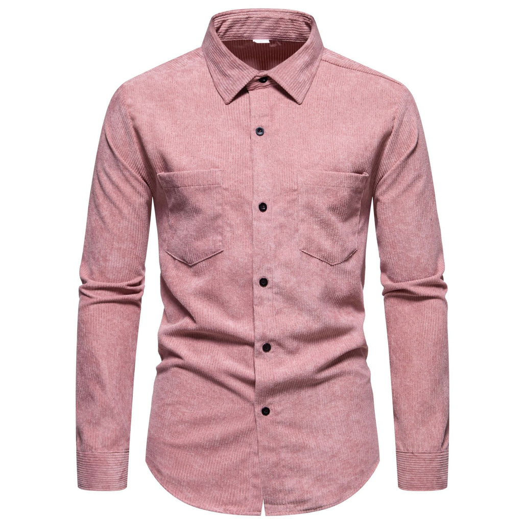 Chemise Homme Manches Longues Couleur Unie