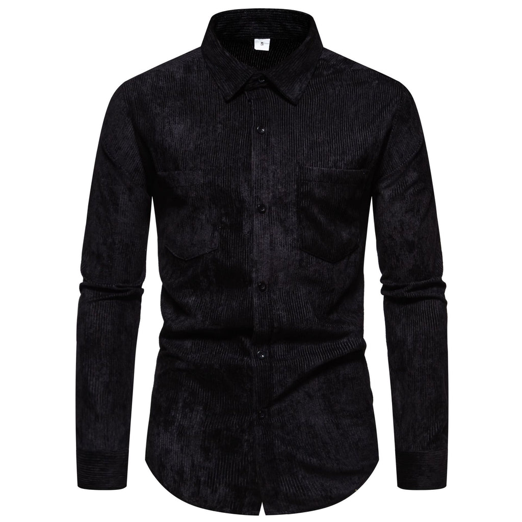Chemise Homme Manches Longues Couleur Unie