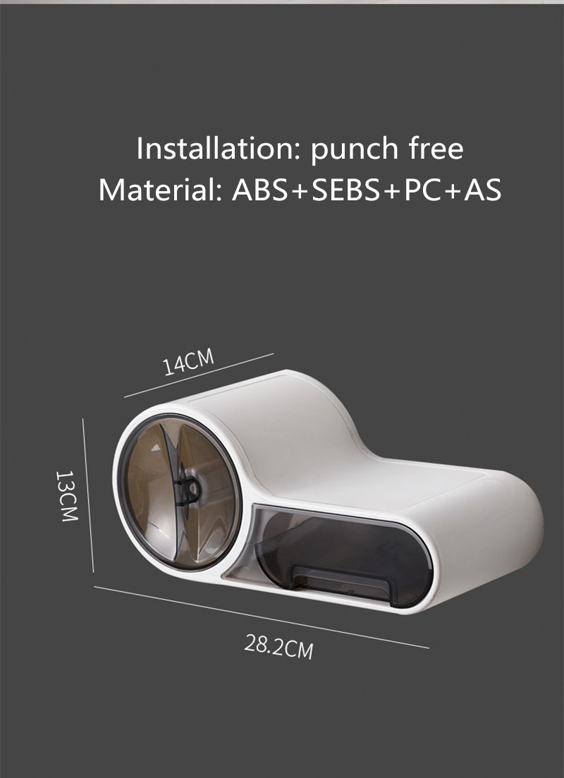 Wall-Mounted Toilet Paper Holder