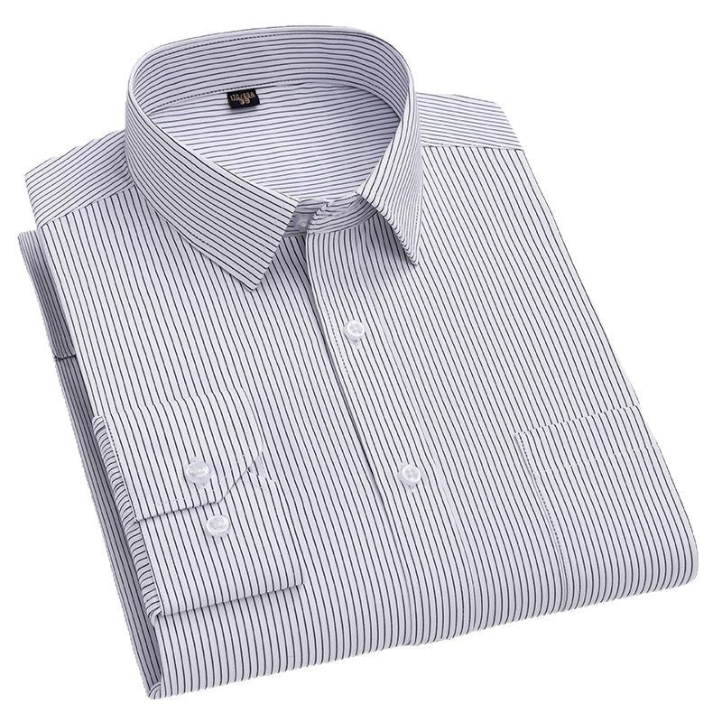 Spring Striped Blue Work Shirt