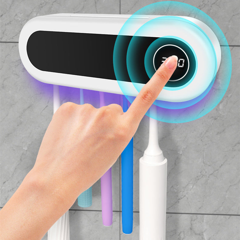 Wall-Mounted UV Toothbrush Holder