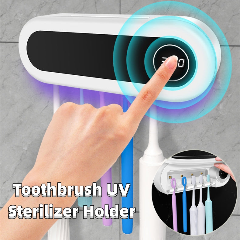 Wall-Mounted UV Toothbrush Holder