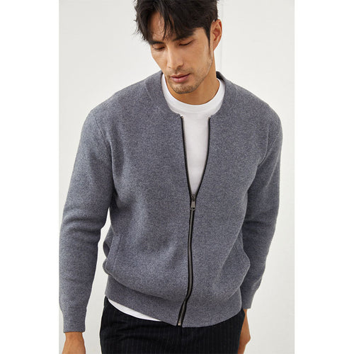 Knitted Baseball Cardigan