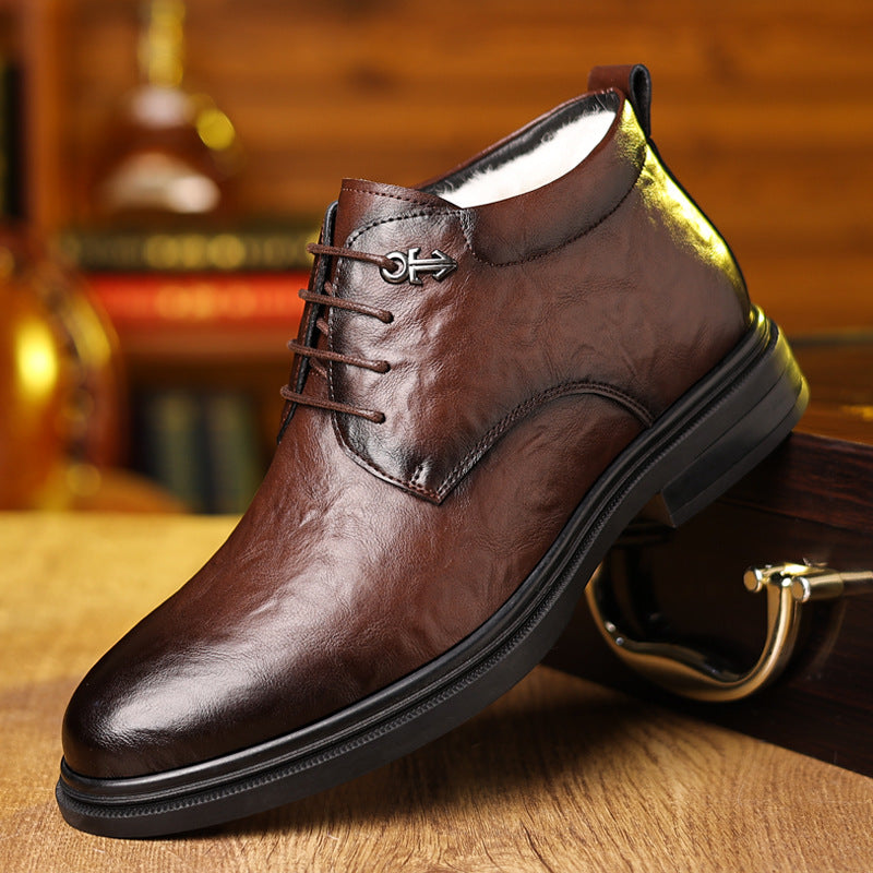 Fleece Insulated High-Top Shoes