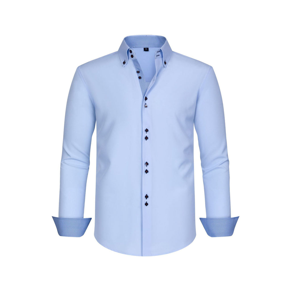 Polka Dot Stretch Shirt