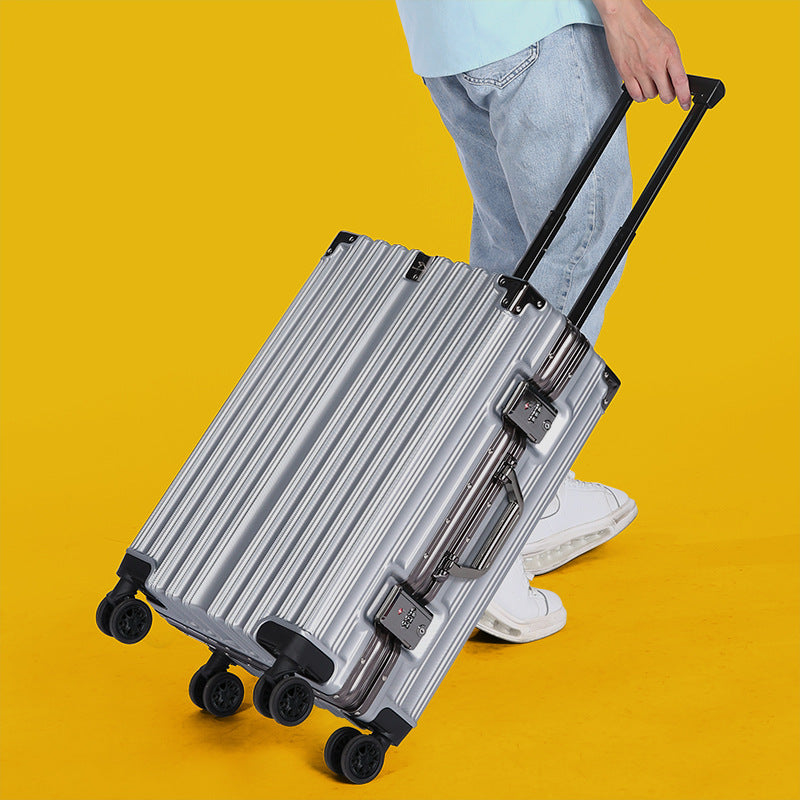 24-Inch Aluminum Trolley Suitcase