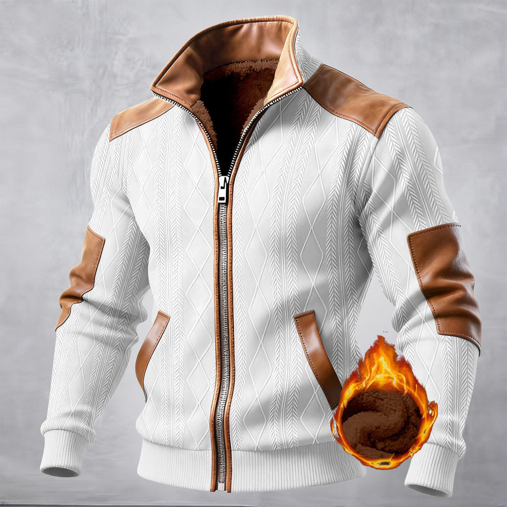 Two-tone lined jacket