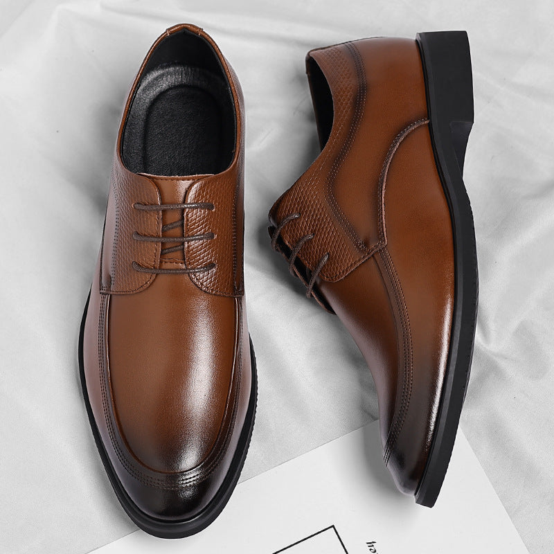 Black Lace-up Dress Shoes