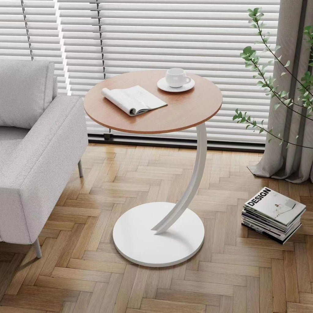 Mobile Round Coffee Table