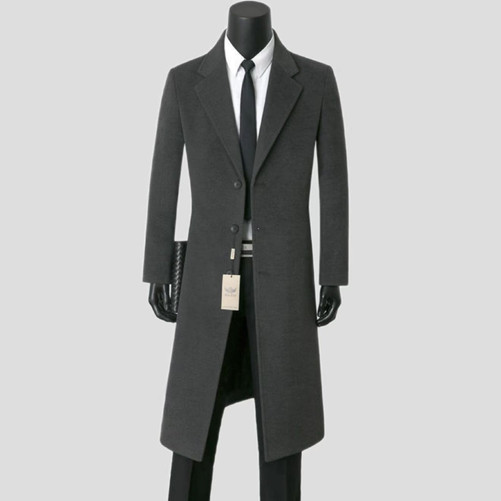Chic Mid-Length Wool Coat