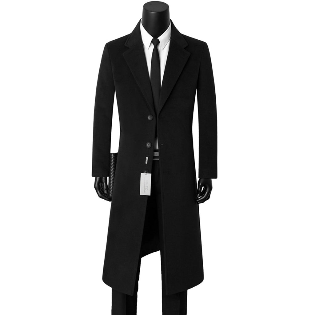 Chic Mid-Length Wool Coat