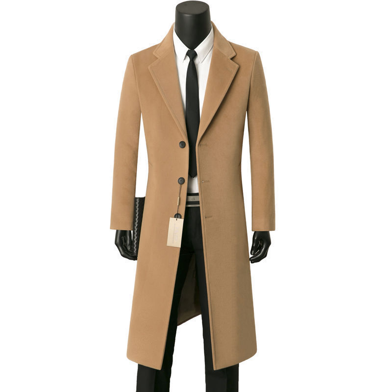 Chic Mid-Length Wool Coat