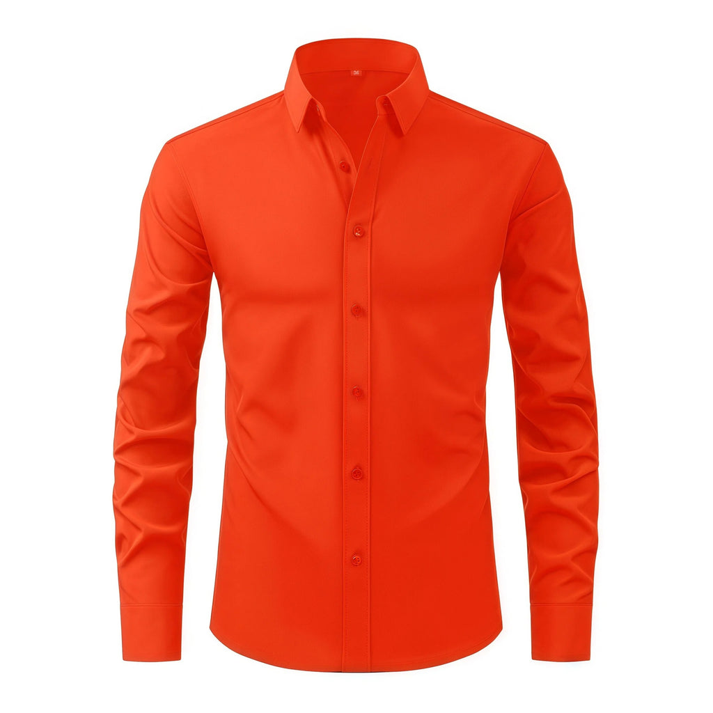 Chemise Homme Grande Taille Manches Longues Infroissable
