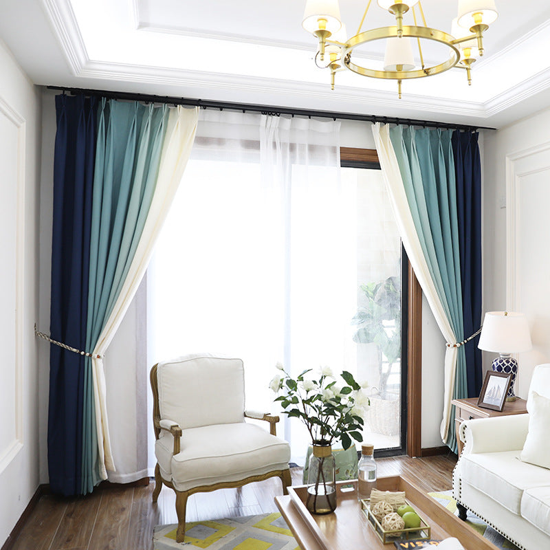 Velvet Curtain Imitation Linen