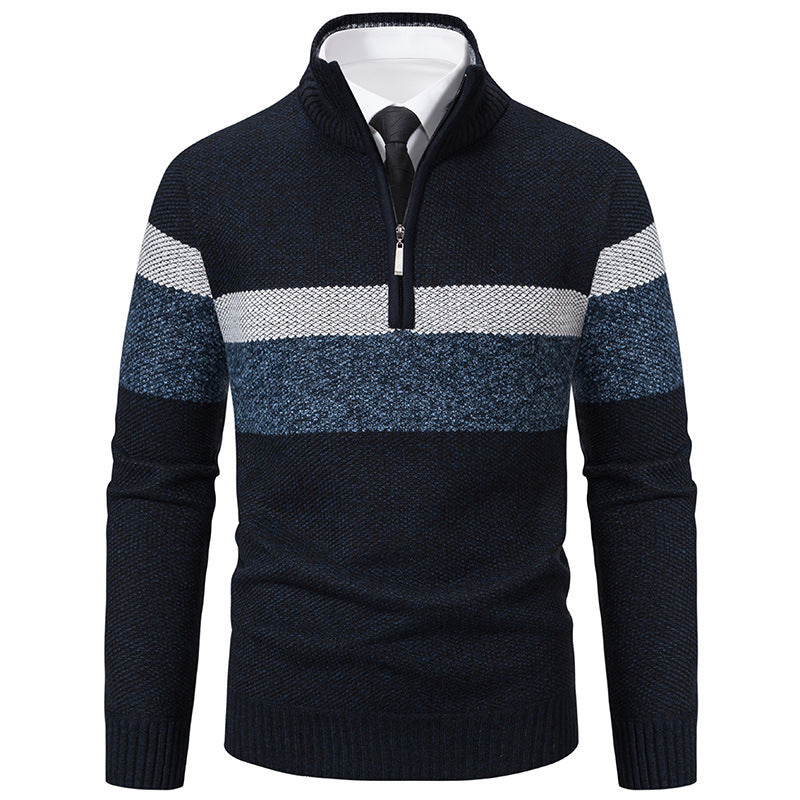 Pull Col Montant Chaud Tricot