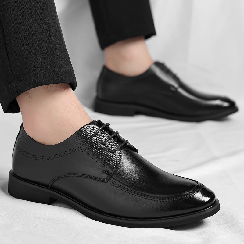 Black Lace-up Dress Shoes
