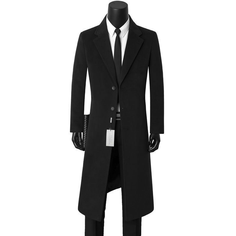 Chic Mid-Length Wool Coat