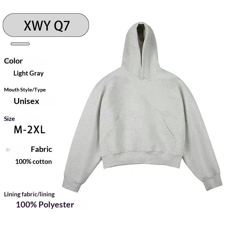 Hoodie Court Matelassé Urbain