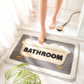 Alfombra de baño absorbente antideslizante 