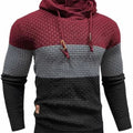 Jacquard Hooded Sweatshirt