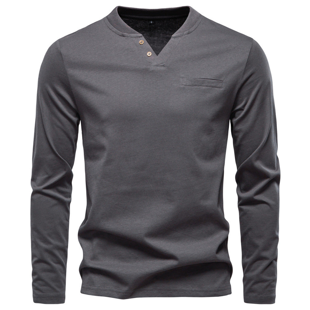Fitted V-Neck T-Shirt