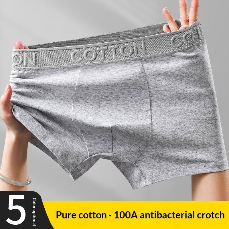 Premium Men's Antibacterial Cotton Boxer Shorts