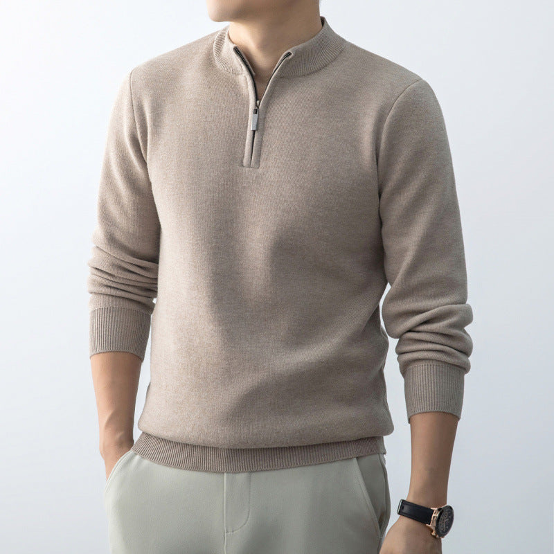 Men's Casual Knitted Sweater for Autumn-Winter