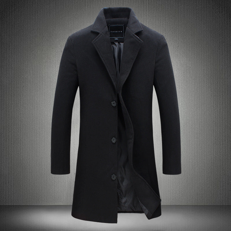 Men's Wool Coat Autumn-Winter