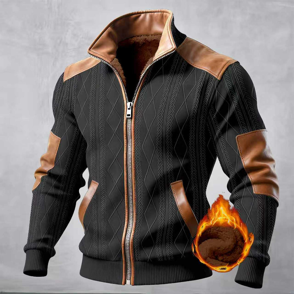 Two-tone lined jacket