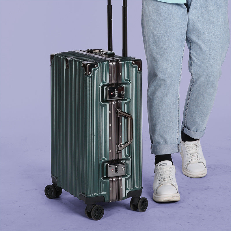 24-Inch Aluminum Trolley Suitcase
