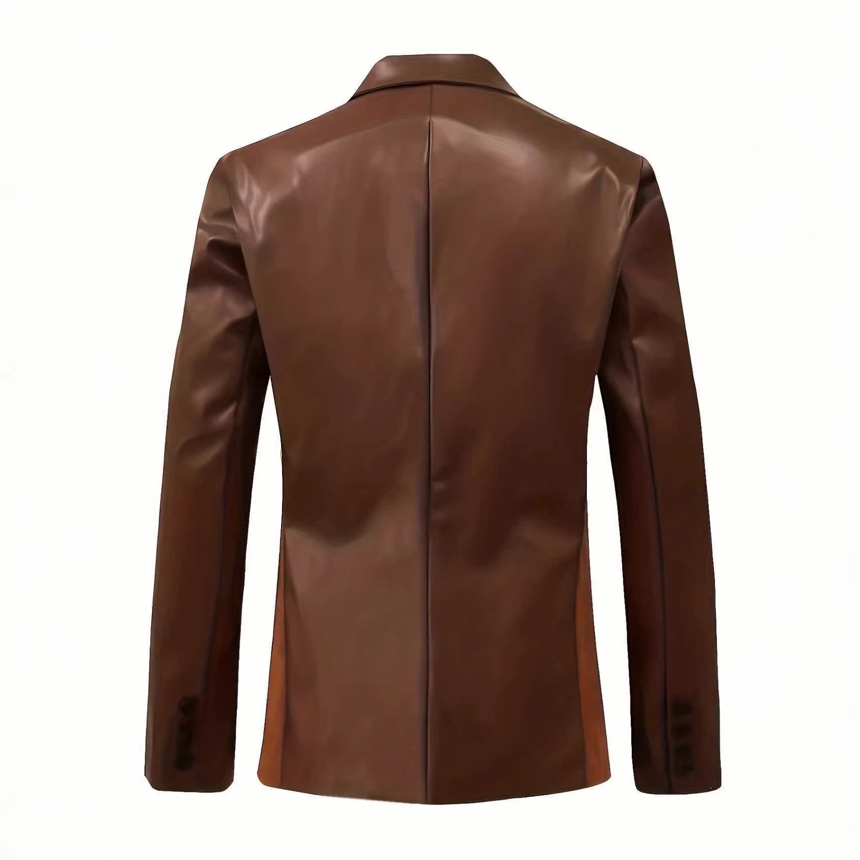 Manteau Col Costume Élégant