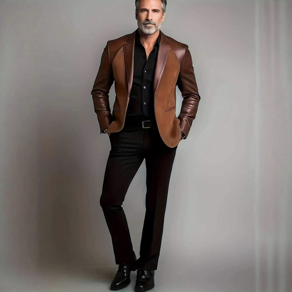 Elegant Suit Collar Coat