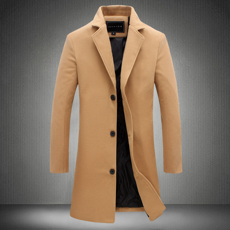 Men's Wool Coat Autumn-Winter