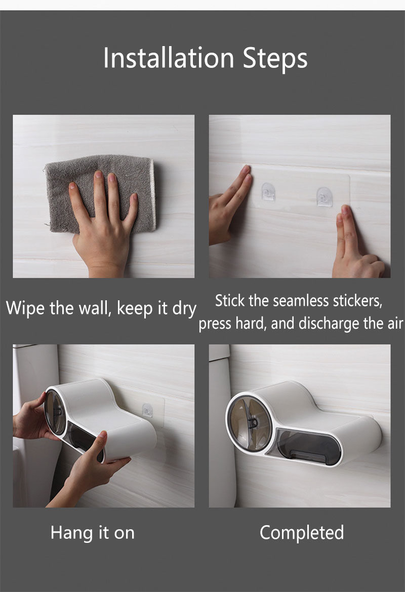 Wall-Mounted Toilet Paper Holder