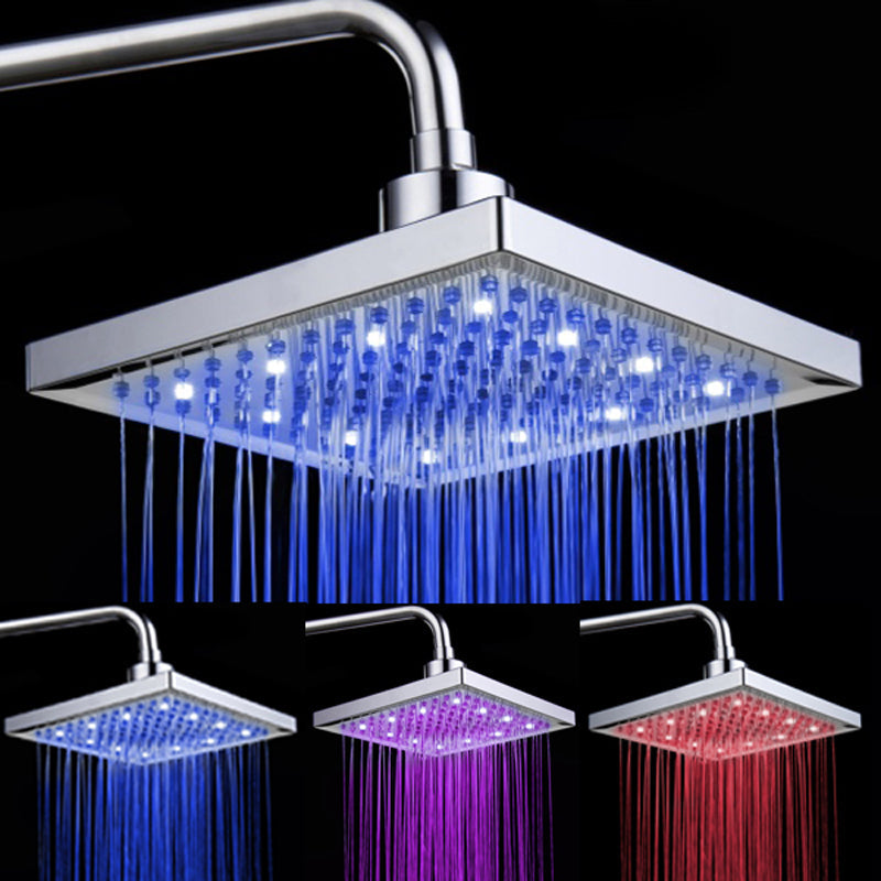 8" LED Shower Head (Battery-Free) 