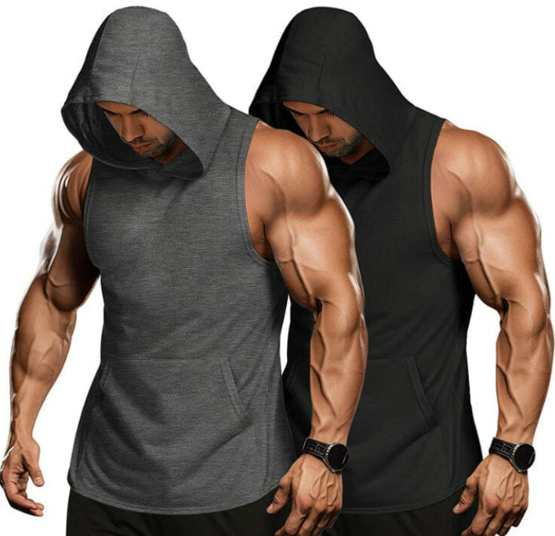 Men's Breathable Slim Fit Hooded Sport Vest