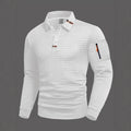 Casual Checkered Patchwork Polo Shirt