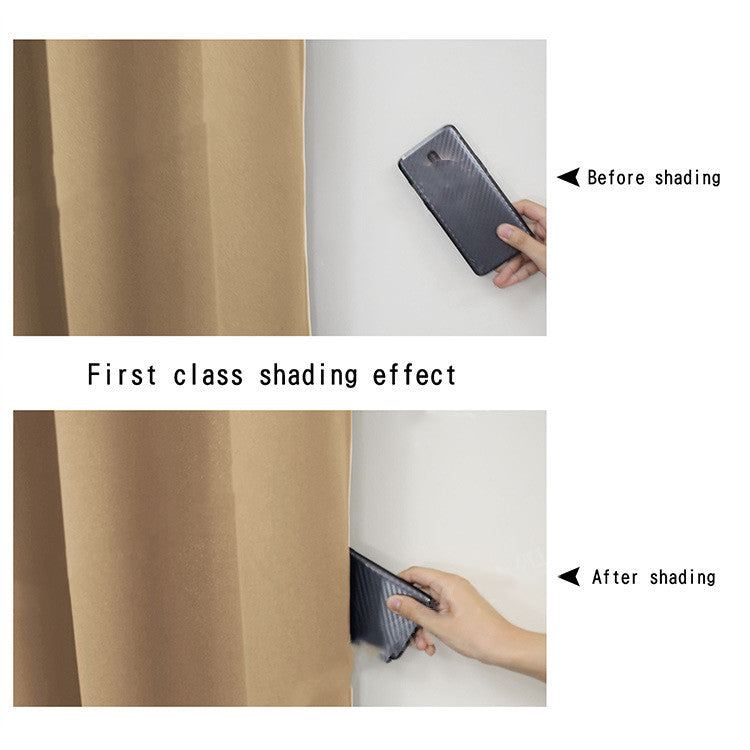 Blackout Curtain, Lined, Black