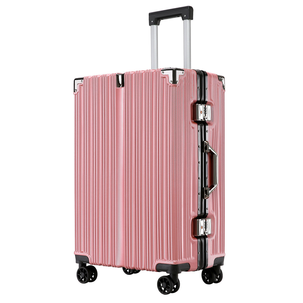 24-Inch Aluminum Trolley Suitcase