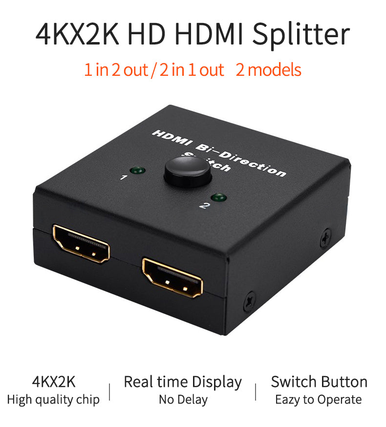 2-in-1 Bidirectional HDMI Switch