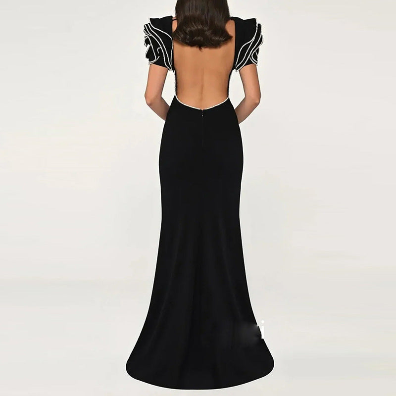 Robe Queue de Poisson à Pétales