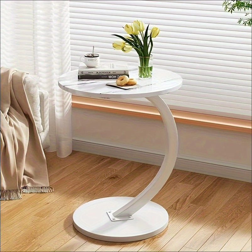 Mobile Round Coffee Table